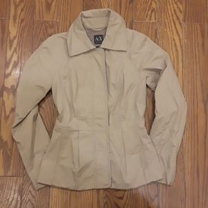 Women's Armani Exchange tan jacket